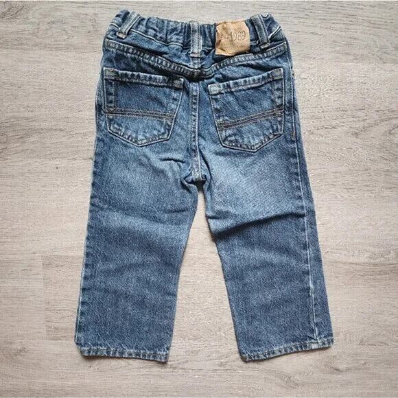 The Children's Place Boy's Toddler Snap Button Closure Bootcut Jeans Size 3T - Picture 7 of 8